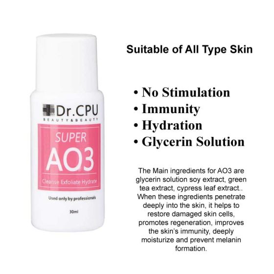 HYDRO DERMABRASION FACIAL SOLUTIONS Concentrated Package of 5x 30 ml