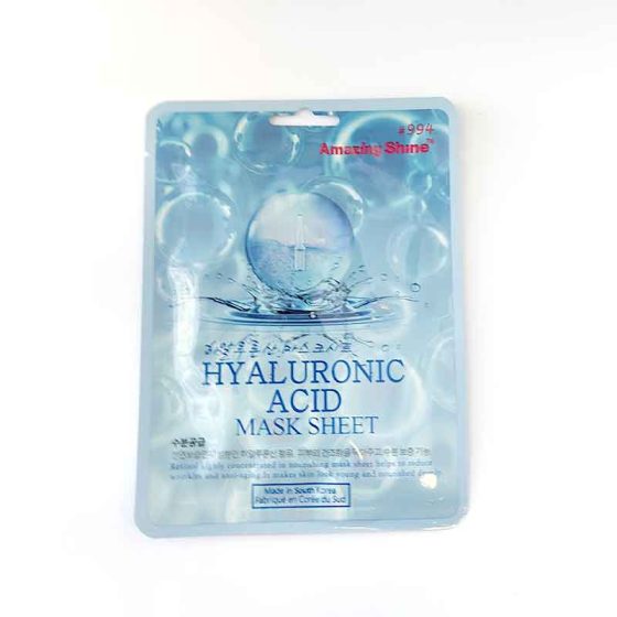 K-Beauty Hyaluronic Acid Sheet Masks 5-pkg
