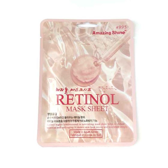 K-Beauty Retinol Sheet Masks - 5-pkg