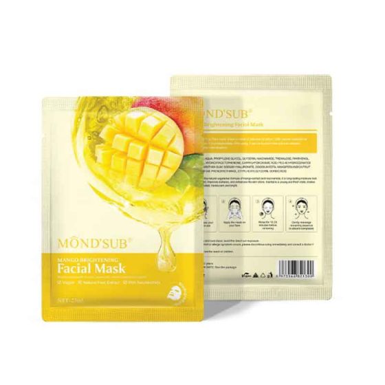 MOND'SUB Mango Brightening Facial Masks 6-pc