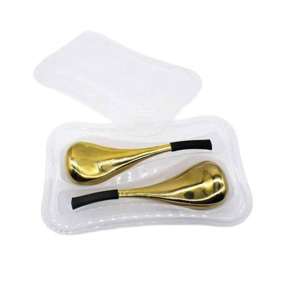 Stainless Steel Facial Ice Globes Spoons