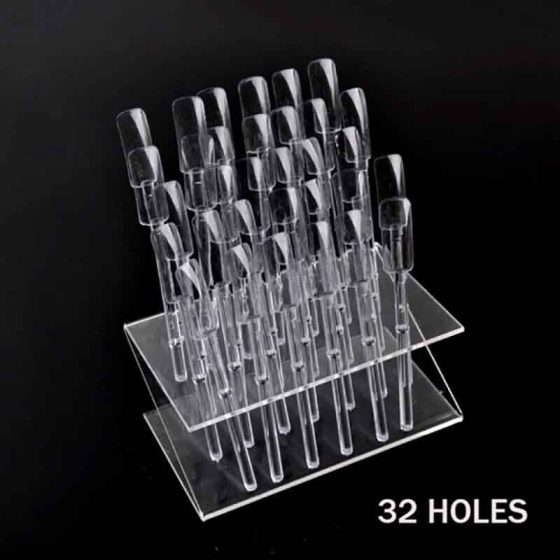 Nail Art Display Case 32 Holes
