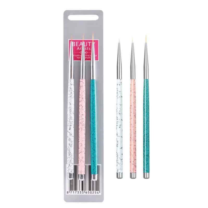 3pc Nail Art Pen for Liners - Fernanda's Beauty & Spa Supplies