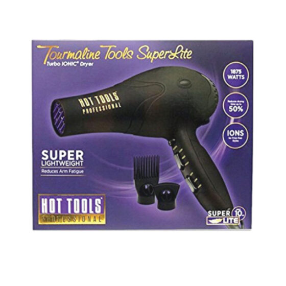Hot Tools Tourmaline Tools Superlite Turbo Ionic Dryer Light Weight 1875 Watts HT7030D