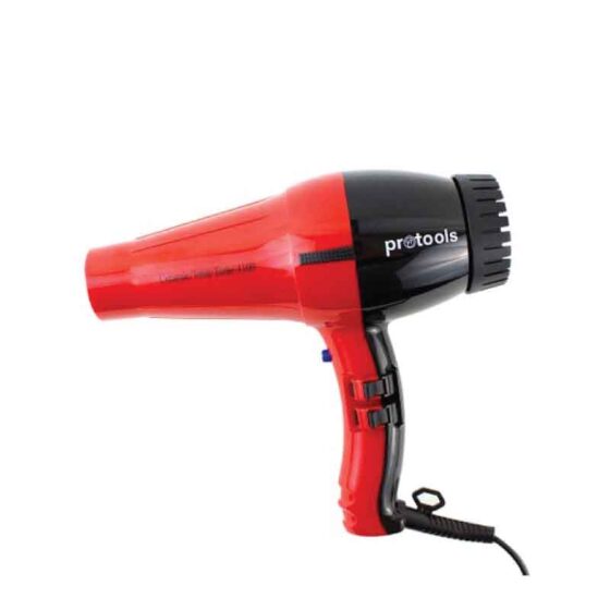 Pro Tools Ceramic Ionic Turbo Hair Dryer 2000 Watts Red