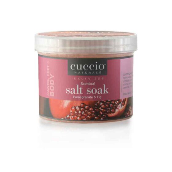 Cuccio Scentual Salt Soak - Pomegranate & Fig , 29oz