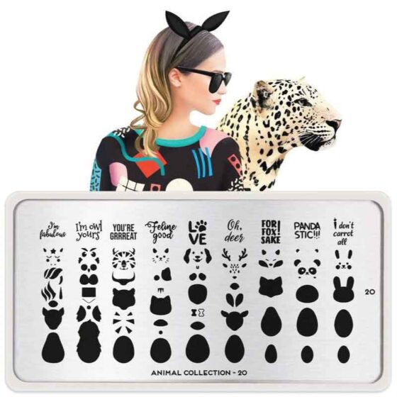 MOYOU Animal Stamping Nail Art Plate Collection