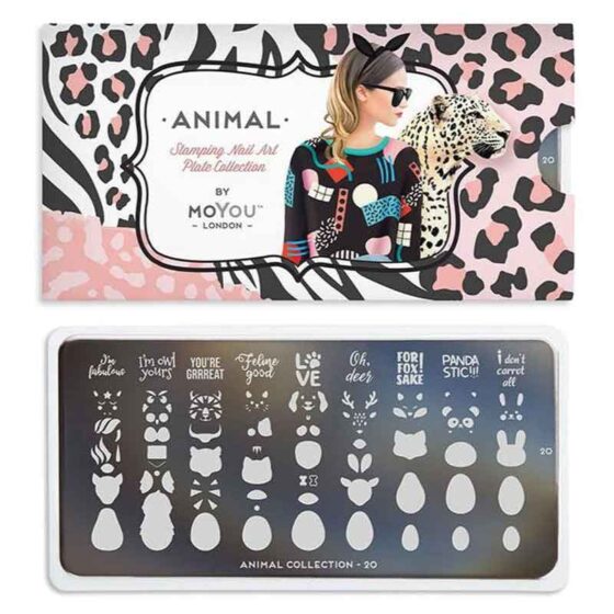 MOYOU Animal Stamping Nail Art Plate Collection