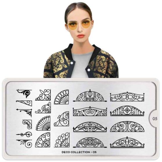 MOYOU Deco 05 - Stamping Nail Art Plate