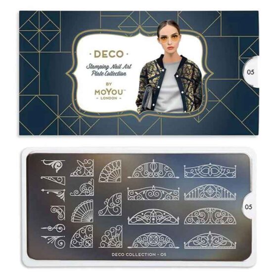 MOYOU Deco 05 - Stamping Nail Art Plate