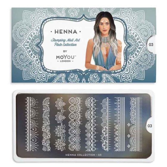 MOYOU Henna 03 - Stamping Nail Art Plate