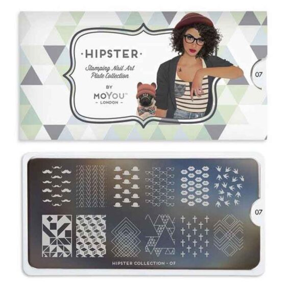 MOYOU Hipster Stamping Nail Art Plate Collection