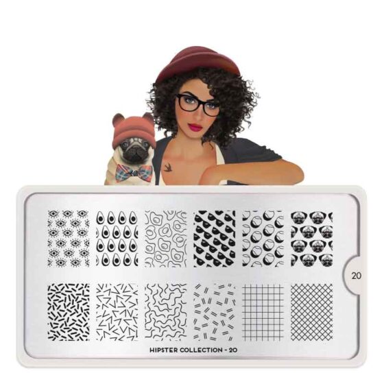 MOYOU Hipster Stamping Nail Art Plate Collection