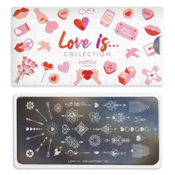 MOYOU Love Is... Stamping Nail Art Plate Collection