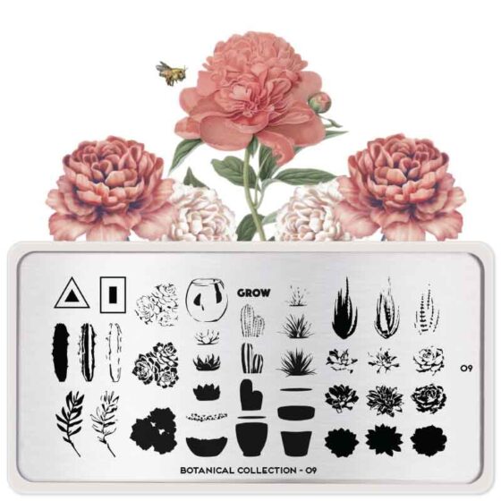 MOYOU Botanical Stamping Nail Art Plate Collection
