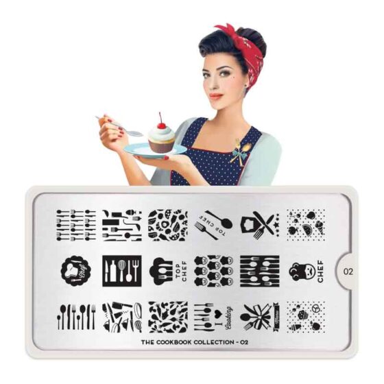 MOYOU Cook Book 02 - Stamping Nail Art Plate