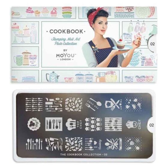 MOYOU Cook Book 02 - Stamping Nail Art Plate