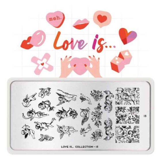 MOYOU Love Is... Stamping Nail Art Plate Collection
