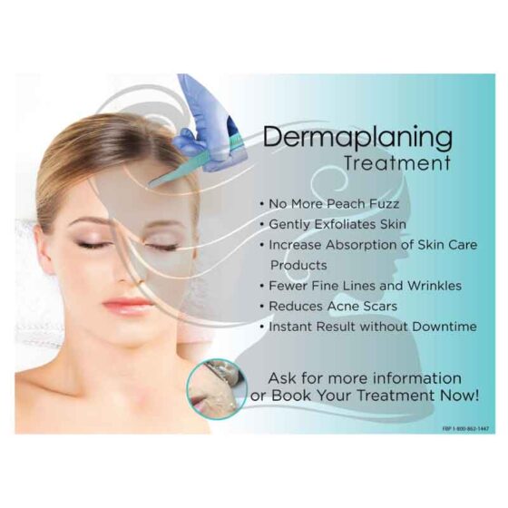 Dermaplaning Poster - 24 x 20