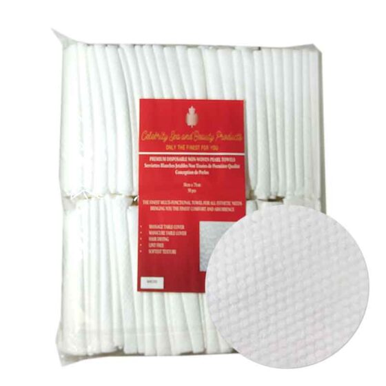 Disposable Non-Woven Pearl Towels 12" x 30" - 50 pkg