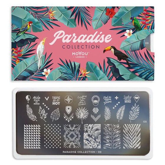 MOYOU Paradise Nail Art Plate Collection