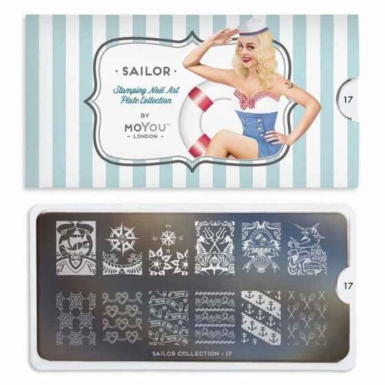 MOYOU Sailor 17 - Stamping Nail Art Plate