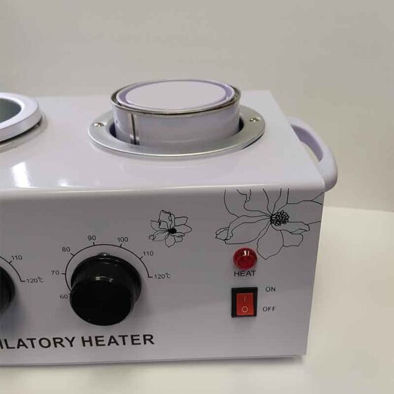 Double Wax Warmer for Tall Cans with Extra Wax Pots and Lids FH-500