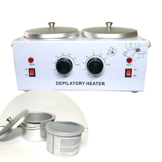Double Wax Warmer with Extra Wax Pots and Lids FH-600