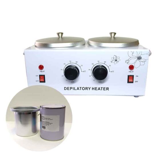 Double Wax Warmer for Tall Cans with Extra Wax Pots and Lids FH-500