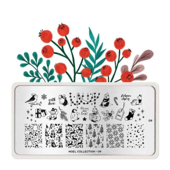 MOYOU Noel Nail Art Plate Collection
