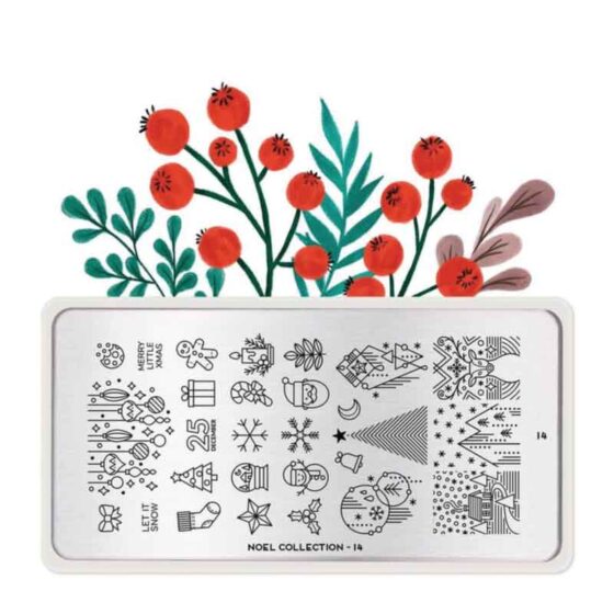 MOYOU Noel Nail Art Plate Collection