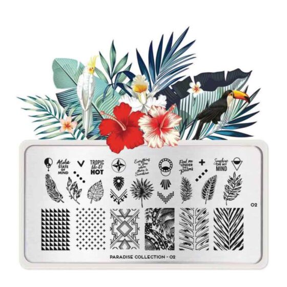 MOYOU Paradise Nail Art Plate Collection