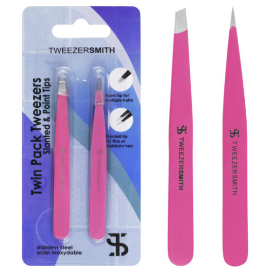 Tweezers Twin Pack - Slanted / Point