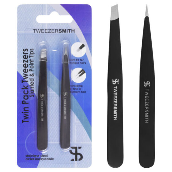 Tweezers Twin Pack - Slanted / Point