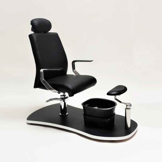 Belava - Pedicure Chair - Pedi Rock in Black | No-Plumbing