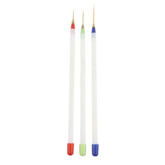 Nail Art Stripping Brush Set