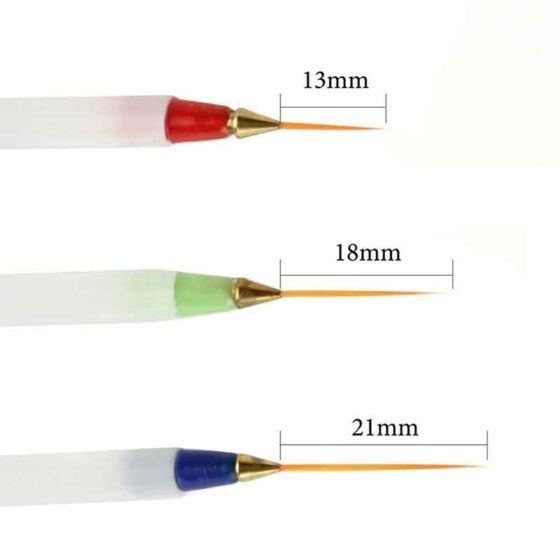 Nail Art Stripping Brush Set