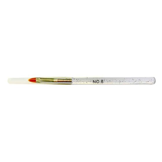 Gel Nail Brush with Nylon Bristle Set of 5 or Individual