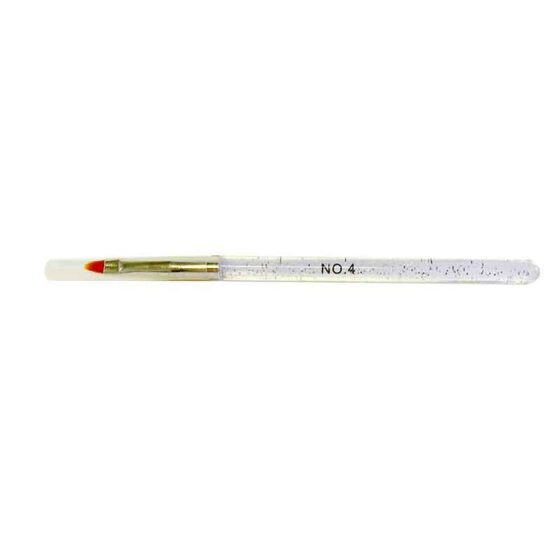 Gel Nail Brush with Nylon Bristle Set of 5 or Individual