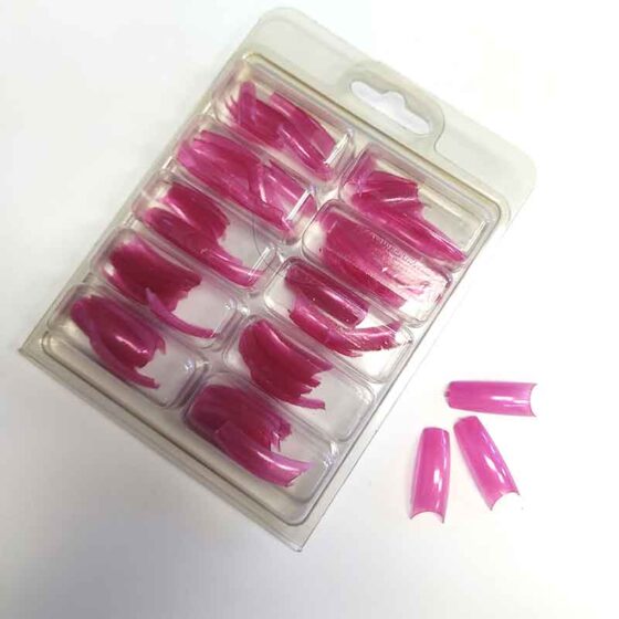 Royal Fancy Nail Tips with Glitter Various Colours