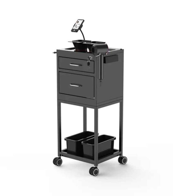 Beauty Salon Trolley Lockable Metal Trolley T-508