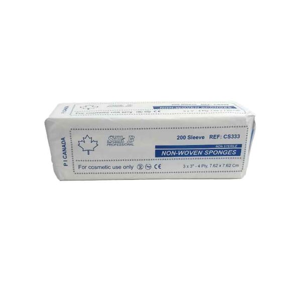 Professional Non-Woven Wipes – 3″ x 3″ - 4 ply #C333