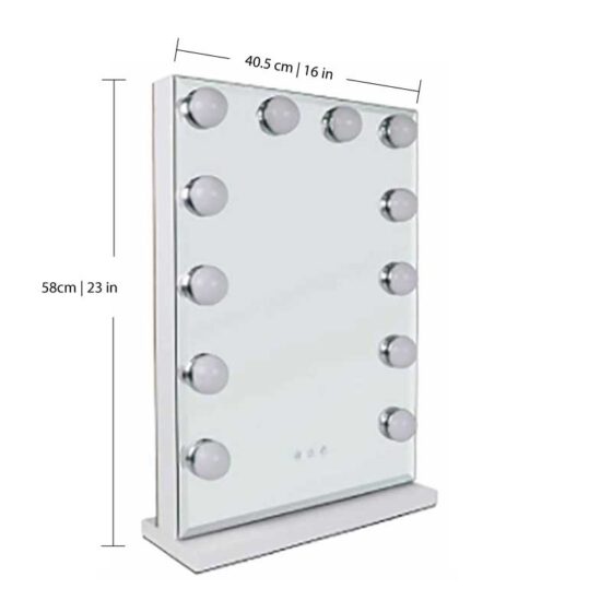 The Beauty Mirror with Dimmable LED Light - Large 16 in x 23 in
