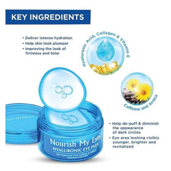 FRAN WILSON Nourish My Eyes, Hyaluronic  Eye Pads