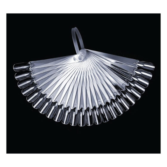 Nail Art Polish Spoon Shape Fan ( 24 tips)