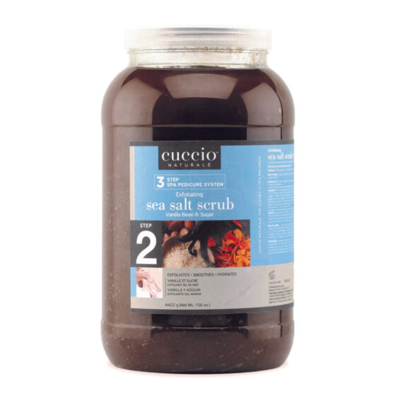 Cuccio Step 2 Exfoliating Sea Salt Vanilla Bean & Sugar 116 oz