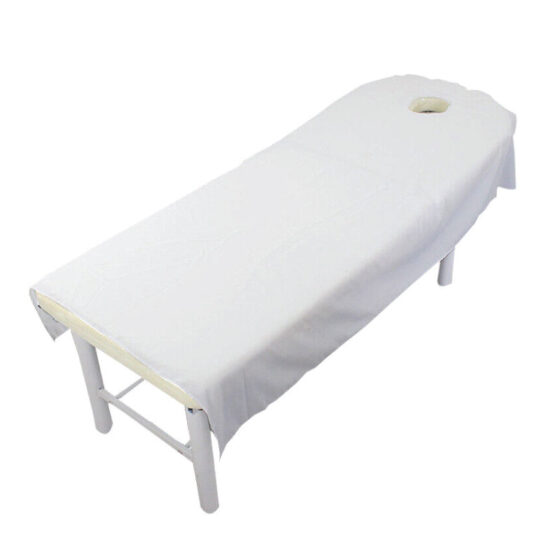 Bed Sheets Cotton Fitted 55x90 with Breathing Hole & Flat Sheet Set