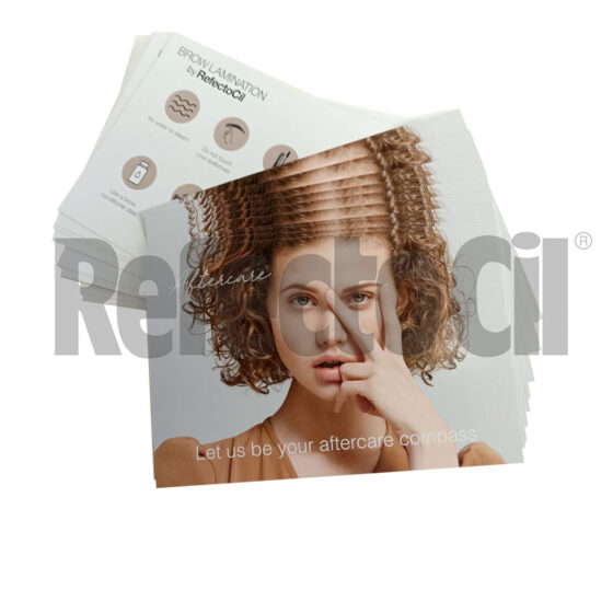 RefectoCil Aftercare Card for Clients