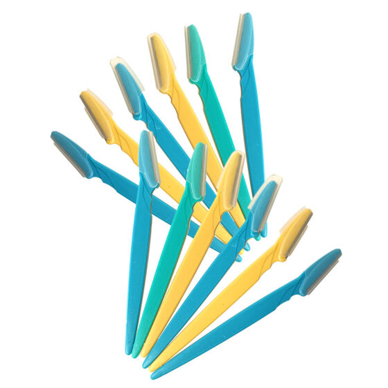 Eyebrow Razor - 12/pkg Assorted Colors