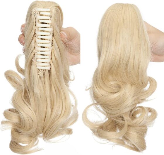 22 inches Curl Poly Tail with Claws- Assorted Colours